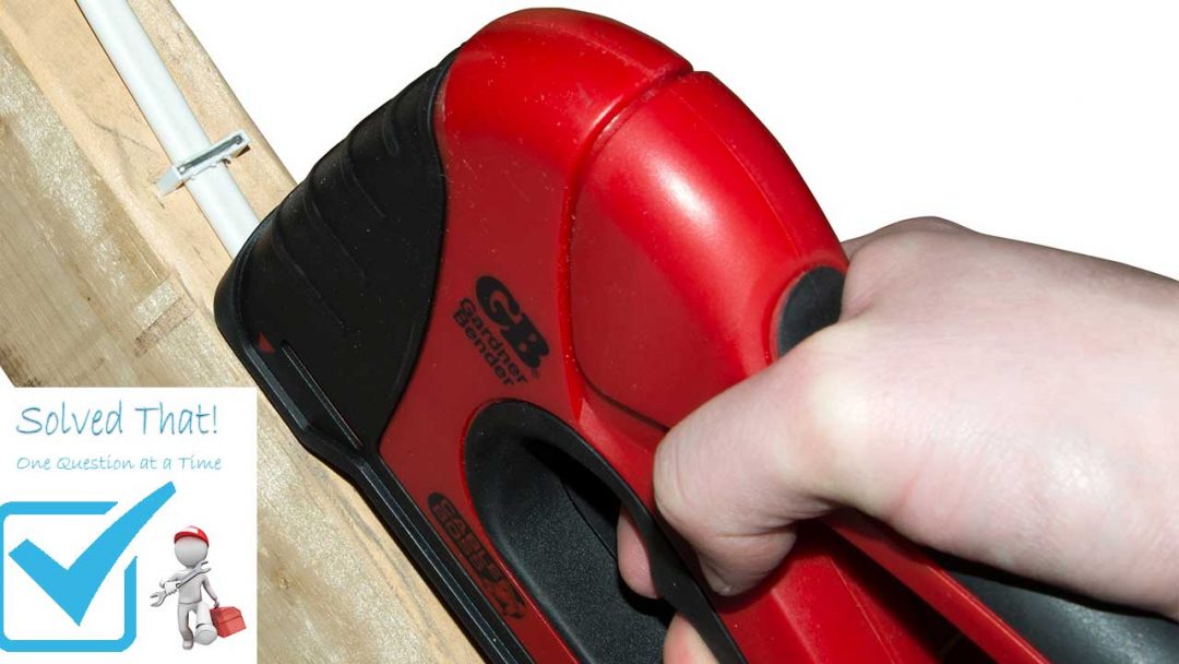 BEST ROMEX STAPLE GUN GARDNER BENDER CABLE BOSS MSG 501 Solved That!